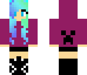 cute purple creeper for emilie