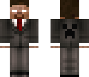 creeperbrine in a suit