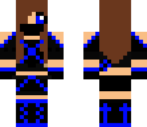 ninja girl blue
