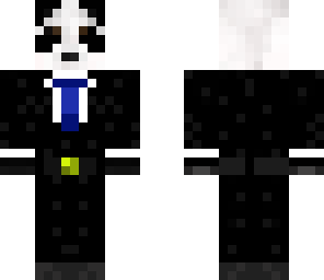panda in suit