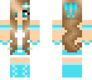 edited blue girl