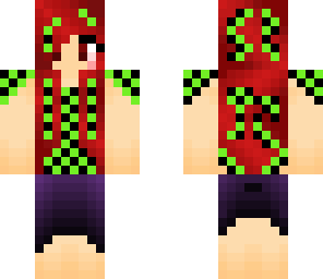 random neon girl