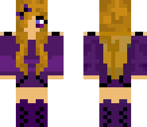 purple girl edit
