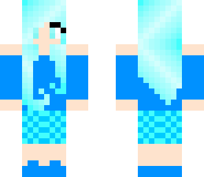 little blue girl