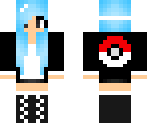 blue pokemon girl
