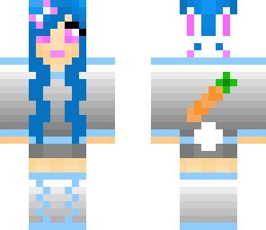 blue bunny girl