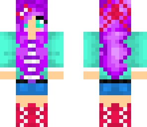 cute cyan girl