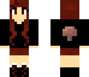 brown mushroom girl