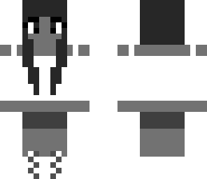 black and white