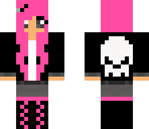 pink haired girl