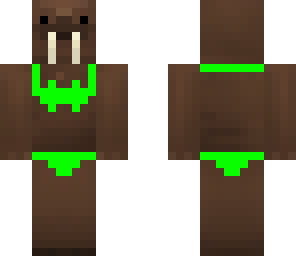 walrus in a bikini