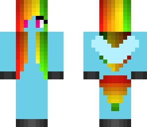 cute rainbow dash skin