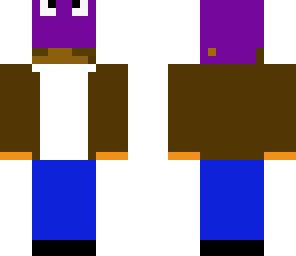 handsome purple beardy man