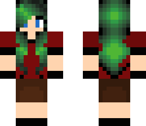 green hair punk girl