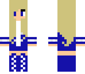 cute blue girl