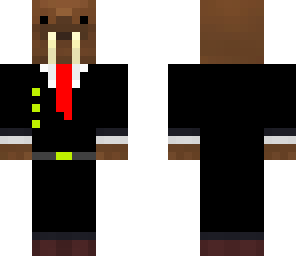 walrus in a suit