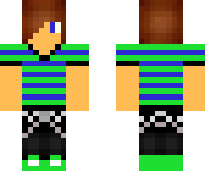 blue and green