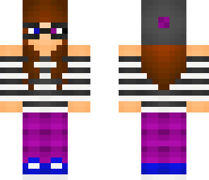 purple nerdy girl
