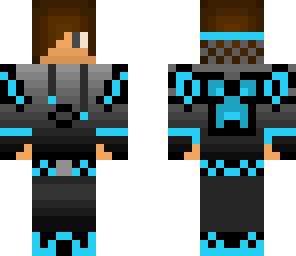 cool guy in neon blue