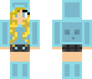 blue slime girl