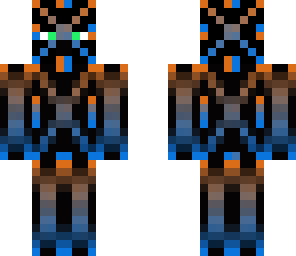 orange blue