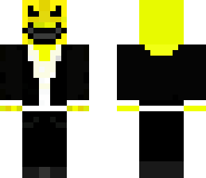 yellow devil with head phones