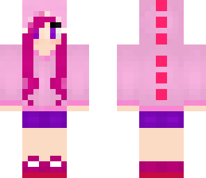 pretty pink dino girl