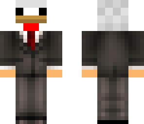 chicken in a tux