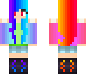 rainbow girl