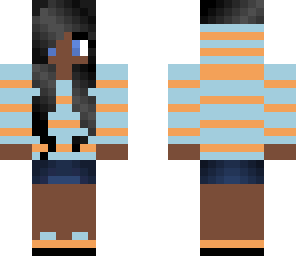 stiped hoodie girl