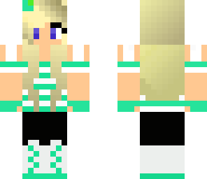 green girl biker