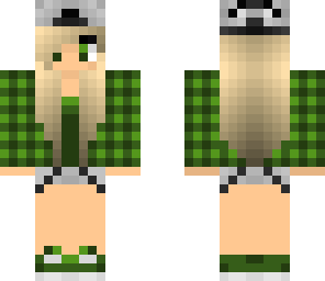 green plaid
