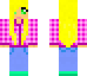 girl in pink