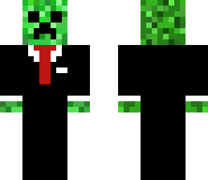 creeper in a tuxedo