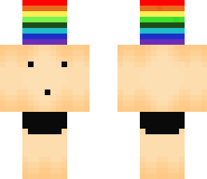 rainbow head