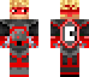blonde red superhero
