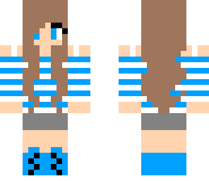 cute girl blue x3