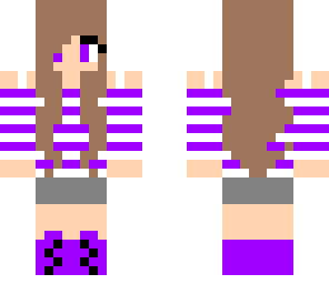 cute girl purple