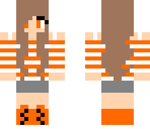 cute girl orange