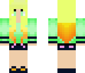orange bow girl
