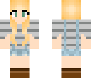 my new skin with green eyes