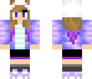 girl with animal hat