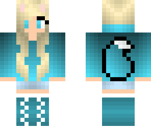 blue wolf girl