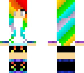 rainbow girl