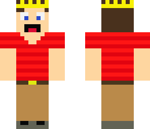 king scared guy