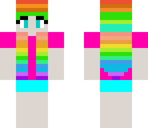 rainbow girl