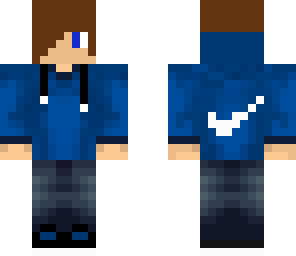 blue nike guy