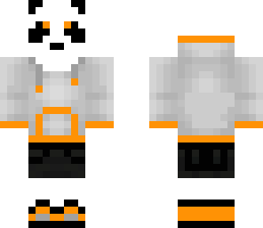 panda in a hoodie