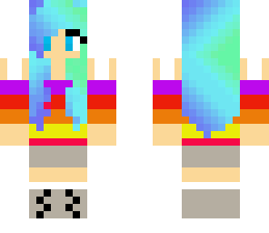 rainbow girl