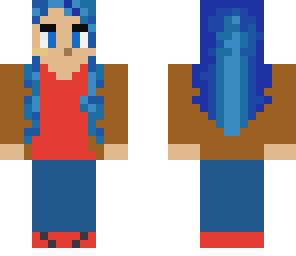 blue hair